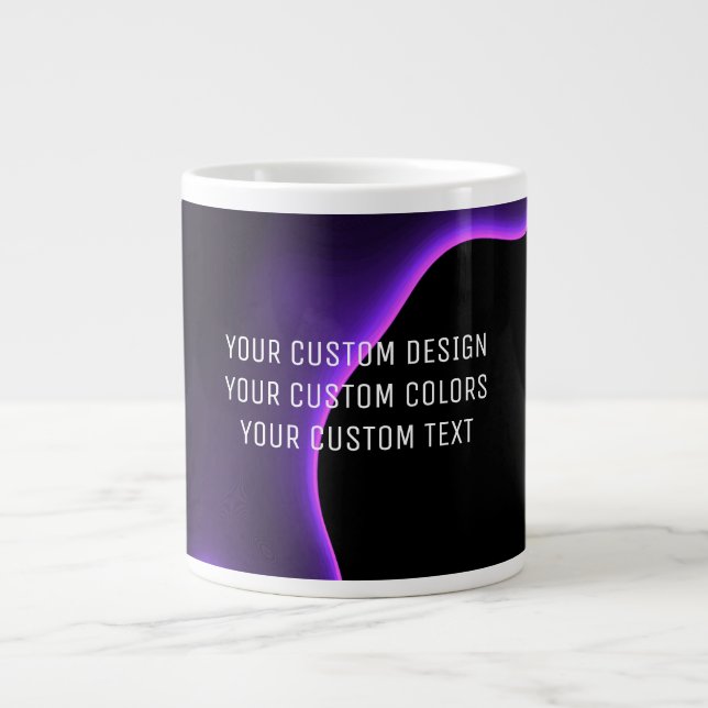 Create Your Own Custom Large Coffee Mug (Front)