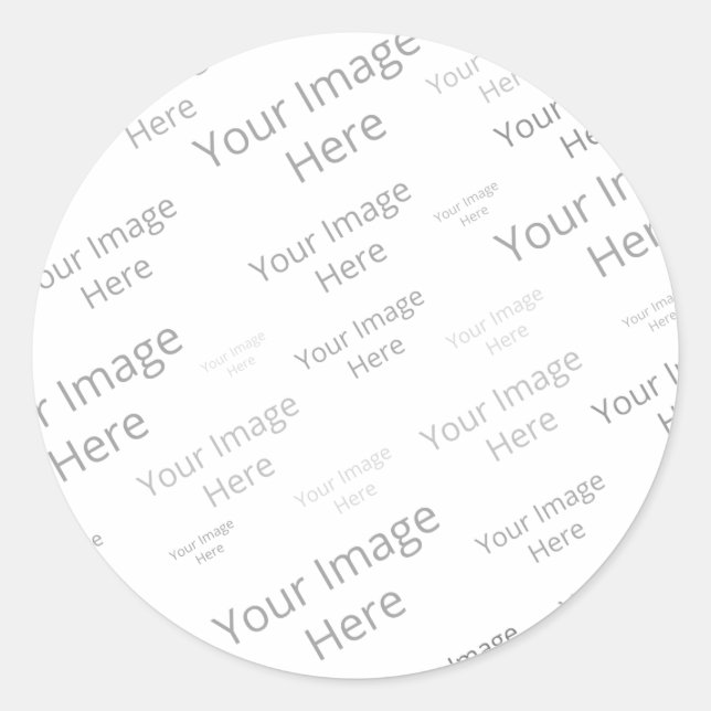 Create Your Own Custom Large Round Matte Sticker (Front)