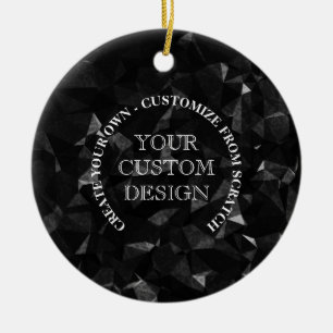 Create Your Own Custom Logo/Design Ceramic Ornament