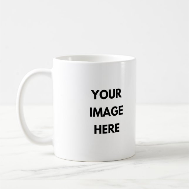 Create Your Own Custom Logo Photo Mug (Left)