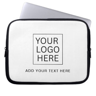 Create Your Own Custom Logo & Text Promotional Laptop Sleeve