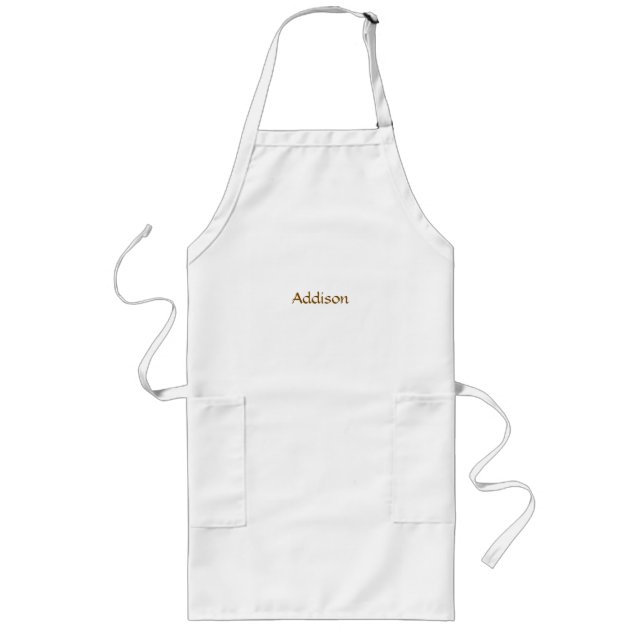 Create Your Own Custom Long Apron (Front)