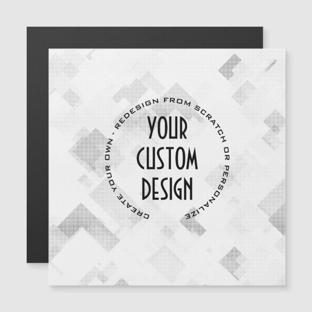 Create Your Own Custom Made Magnetic Card (Front/Back)