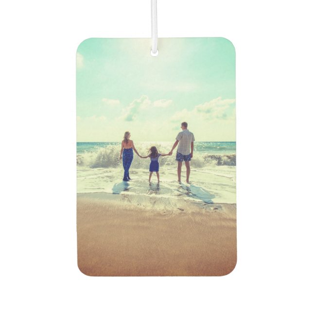 Create Your Own Custom Memorable Family Photo Air Freshener (Front)