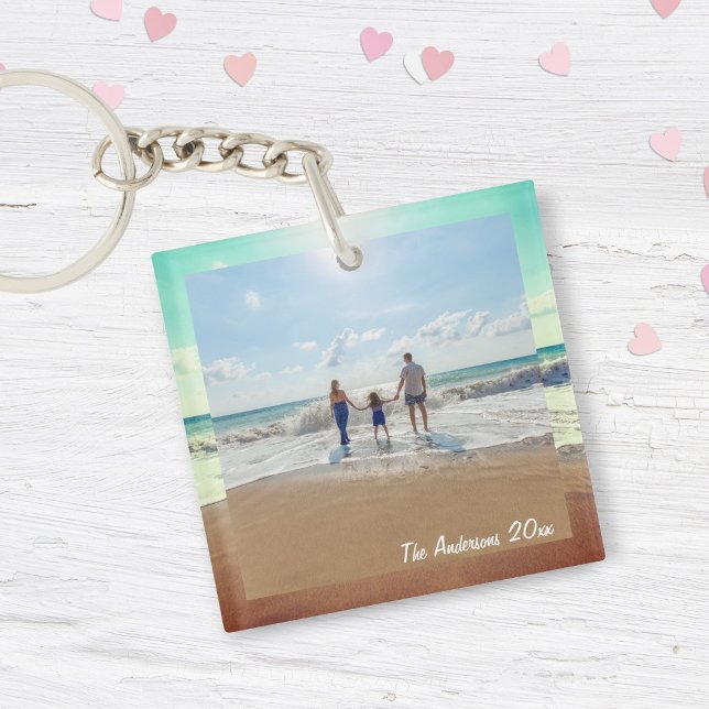 Create Your Own Custom Memorable Family Photo Keychain (Creator Uploaded)