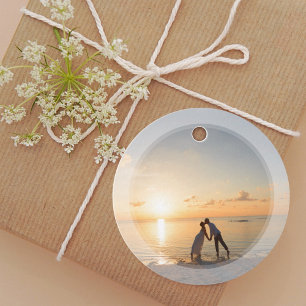 Create Your Own Custom Memorable Photo Wedding Favour Tags