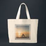 Create Your Own Custom Memorable Wedding Photo Large Tote Bag<br><div class="desc">Create Your Own Custom Memorable Wedding Photo Tote Bag</div>