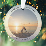 Create Your Own Custom Memorable Wedding Photo Ornament<br><div class="desc">Create Your Own Custom Memorable Wedding Photo Ornament</div>