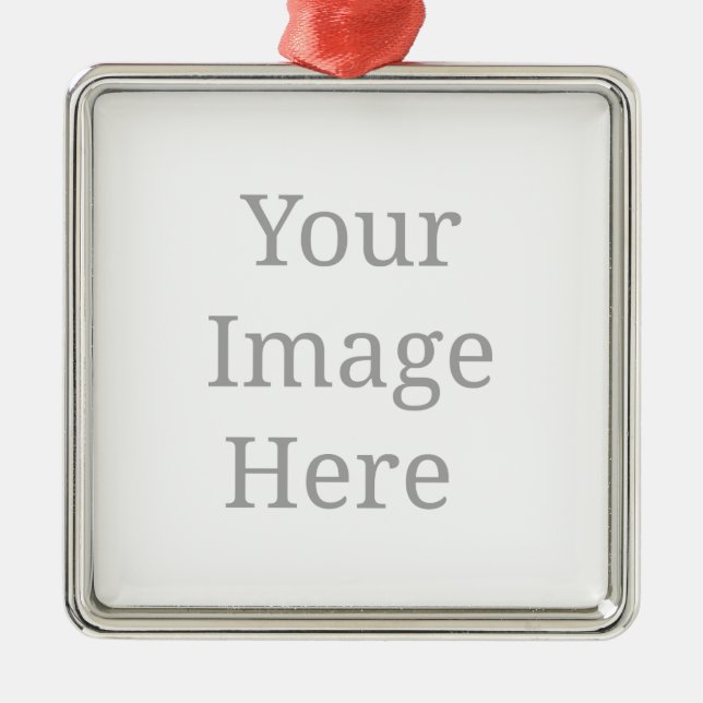 Create your own custom  metal ornament (Front)