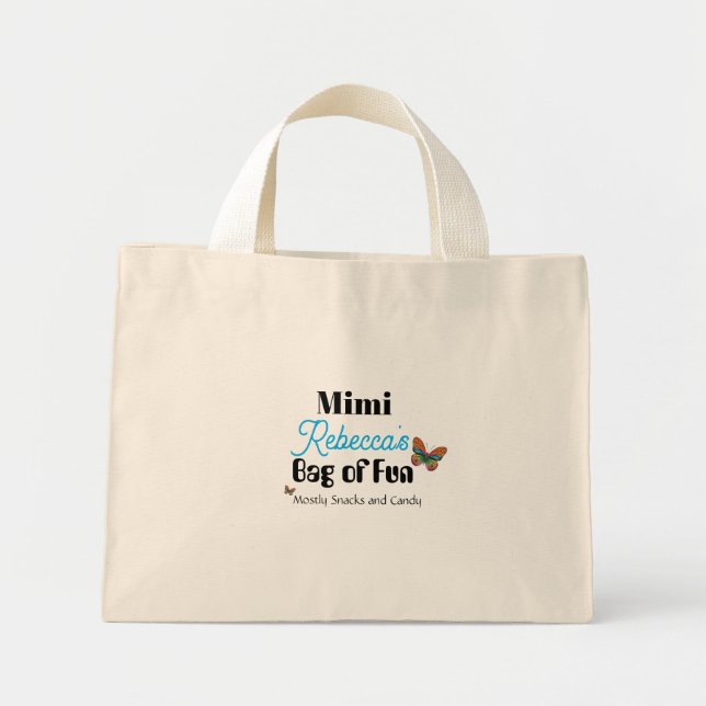Create Your Own Custom Mimi Bag of Fun Tote Bag (Front)