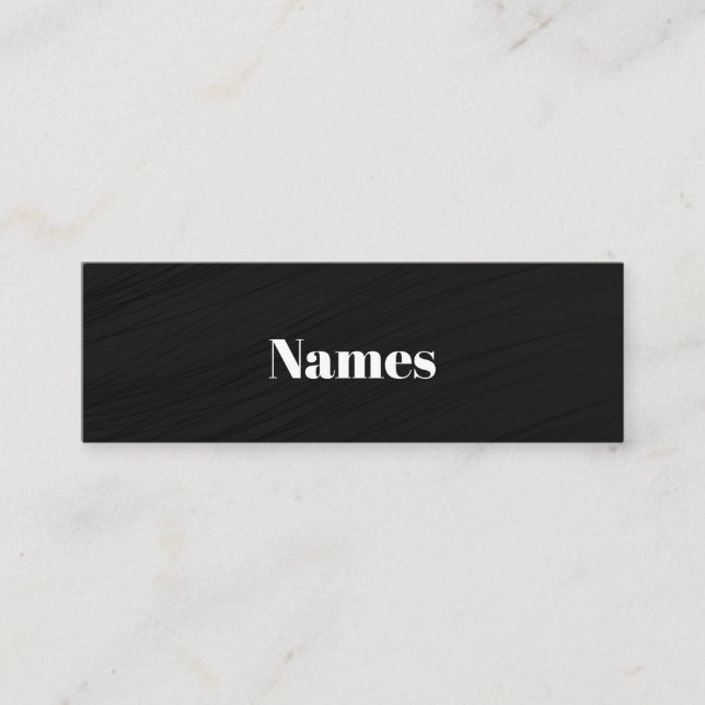 Create Your Own Custom Mini Business Card (Front)