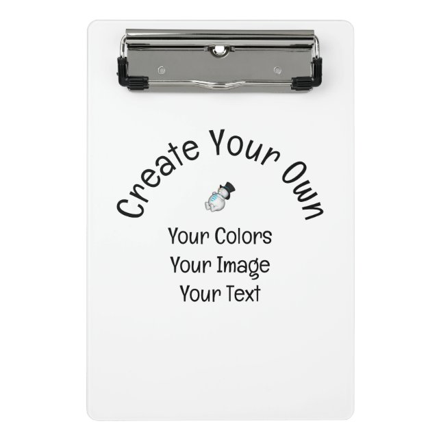 Create Your Own Custom Mini Clipboard (Front)