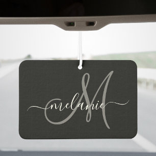 Create Your Own Custom Monogram And Name Script Air Freshener