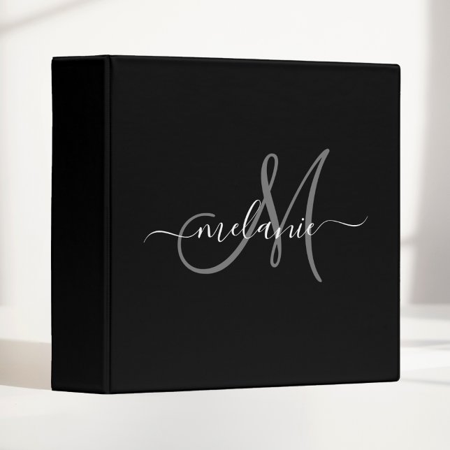 Create Your Own Custom Monogram And Name Script Binder (Creator Uploaded)