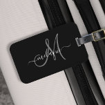 Create Your Own Custom Monogram And Name Script Luggage Tag<br><div class="desc">Create your own personalized luggage tag with your custom handwritten name and monogram. To edit this design template,  change the text fields as shown above. You can easily add more text or images,  customize fonts and colours.
Treat yourself or make the perfect gift for family,  friends,  parents and grandparents!</div>