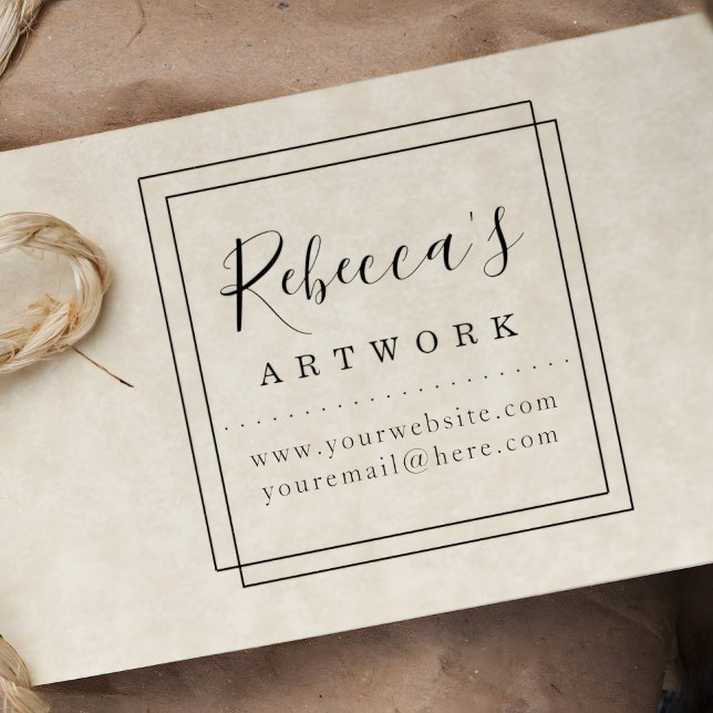 Create Your Own Custom Name Artwork Rubber Stamp (Creator Uploaded)