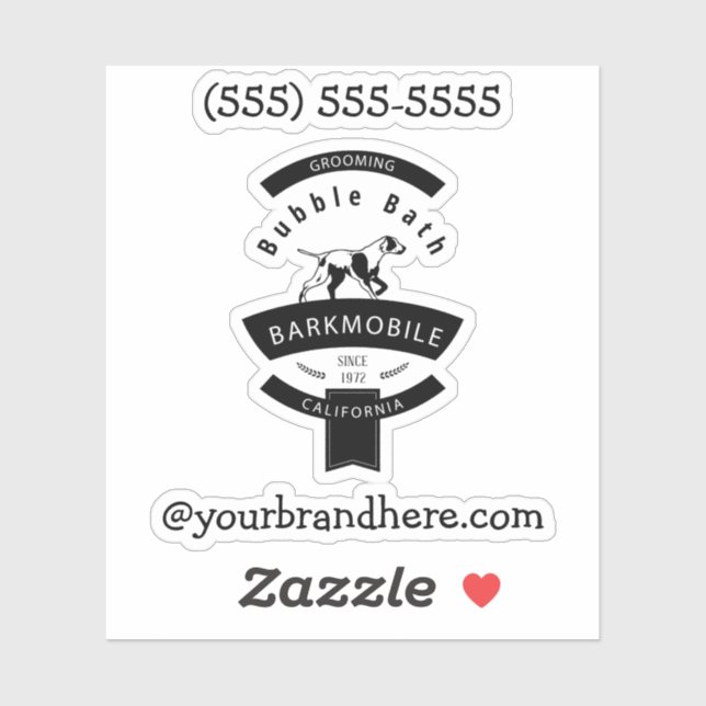 Create Your Own Custom Name Dog Logo (Sheet)