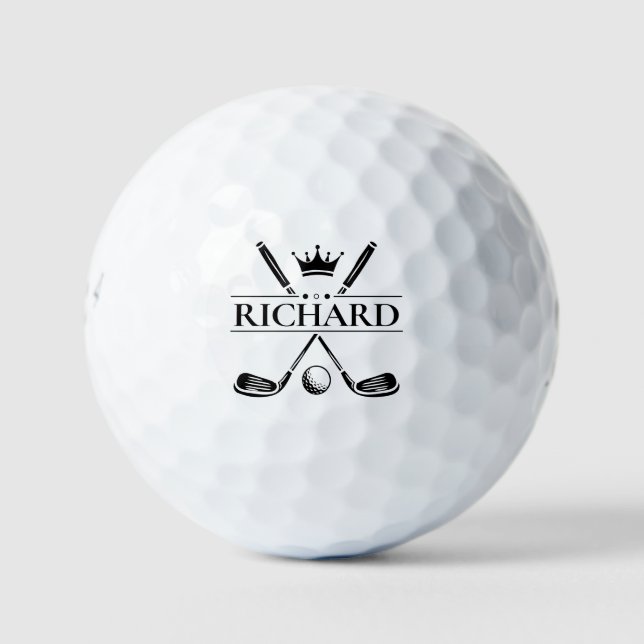 Create Your Own Custom Name Golf Balls (Front)