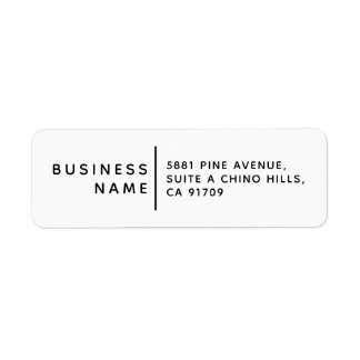 Create Your Own Custom Name & Return Address