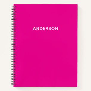 Create Your Own Custom Name Spiral Notebook