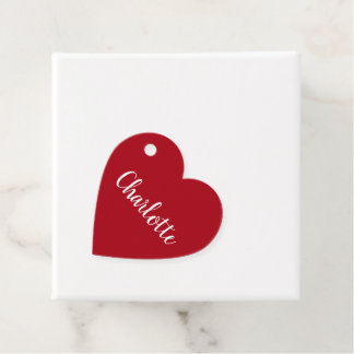 Create Your own Custom Name Valentine's Day  Favour Tags