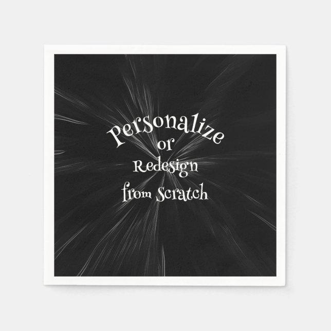 Create Your Own Custom Napkin (Front)