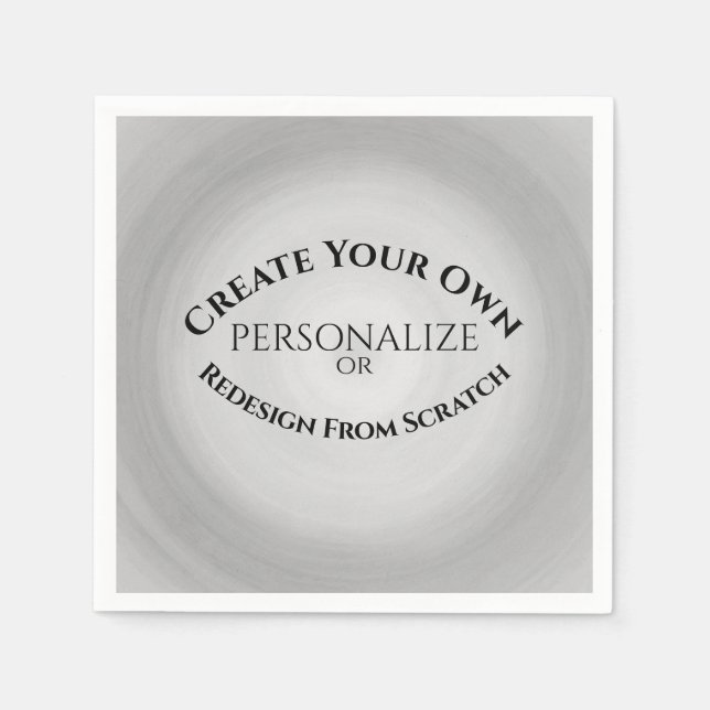Create Your Own Custom Napkin (Front)