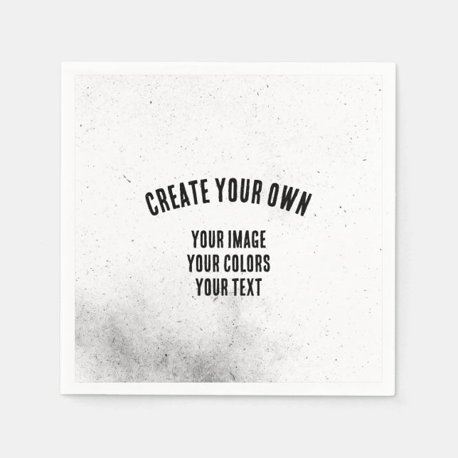 Create Your Own Custom Napkin (Front)