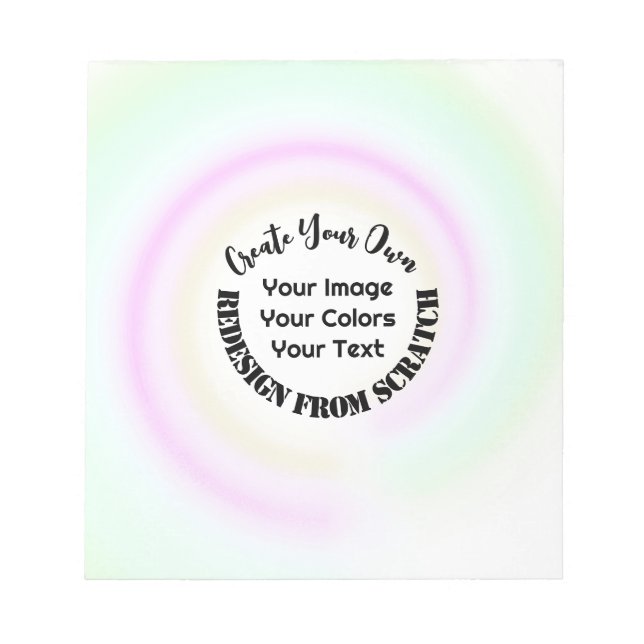 Create Your Own Custom Notepad (Front)