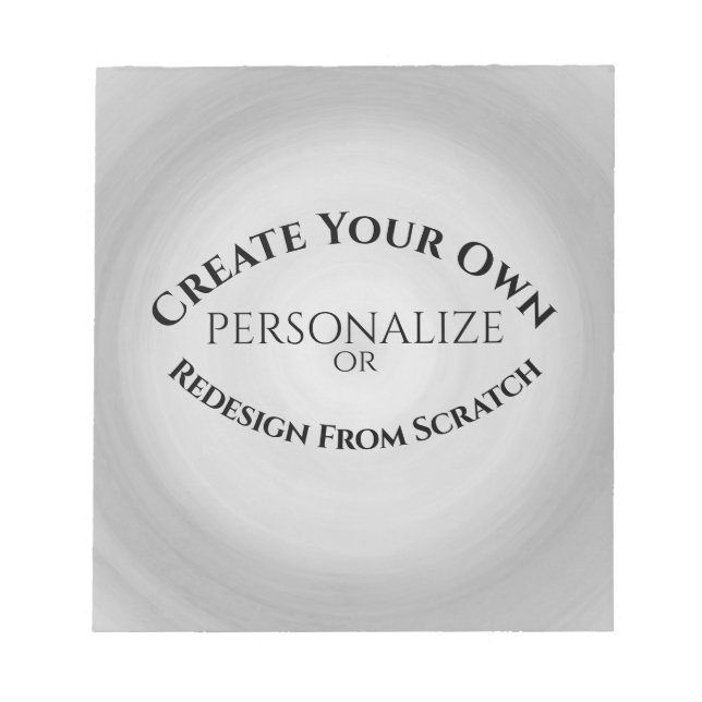 Create Your Own Custom Notepad (Front)