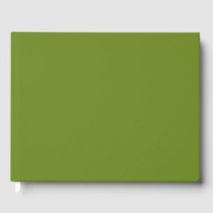 Create Your Own Custom Olive Green Wedding Guest Book