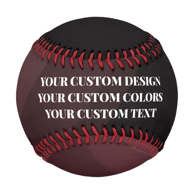 Create Your Own Custom Ombre Baseball (Front)