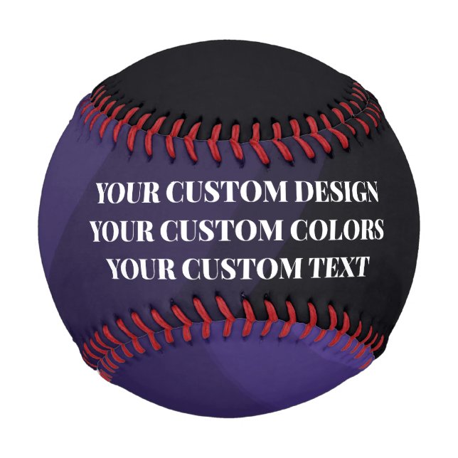 Create Your Own Custom Ombre Baseball (Front)