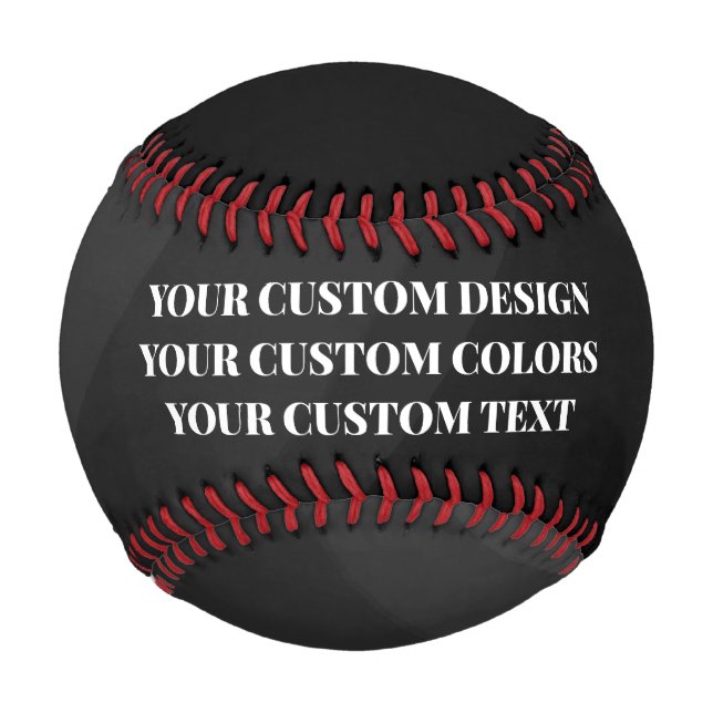 Create Your Own Custom Ombre Baseball (Front)