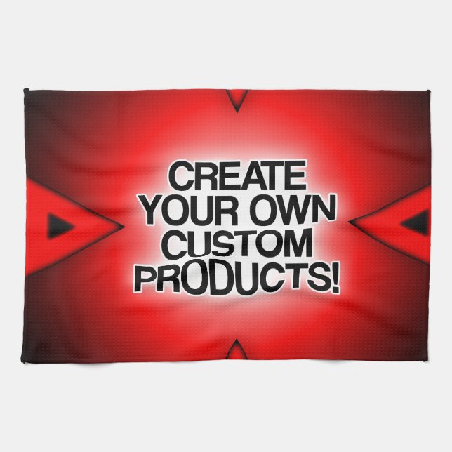 Create your own custom, personalized, and unique kitchen towel (Horizontal)
