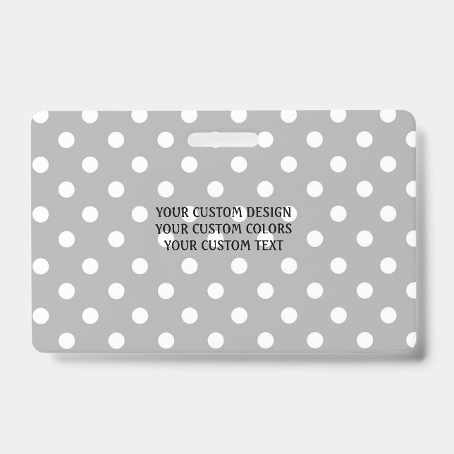 Create Your Own Custom Personalized Badge (Front)