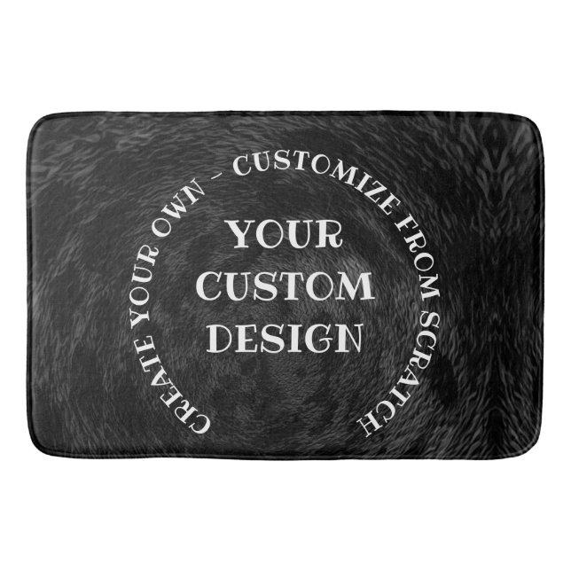 Create Your Own Custom Personalized Bath Mat (Front)