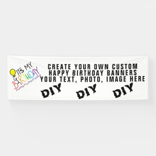 Create Your Own Custom Personalized Birthday Banner