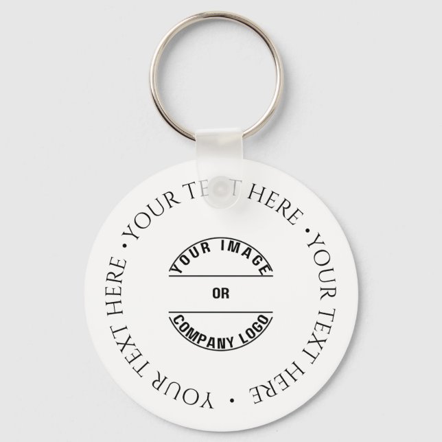 Create Your Own Custom Personalized Blank Template Keychain (Front)