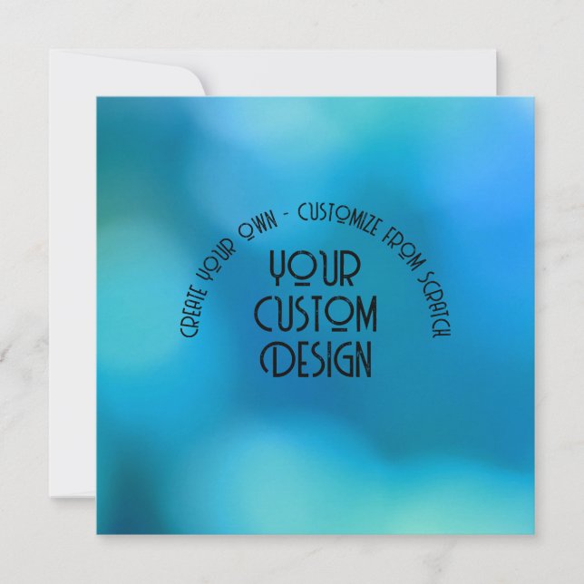 Create Your Own Custom Personalized Card (Front)