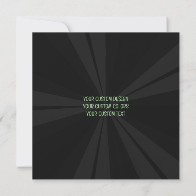 Create Your Own Custom Personalized Card (Front)