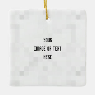 Create Your Own Custom Personalized Ceramic Ornament