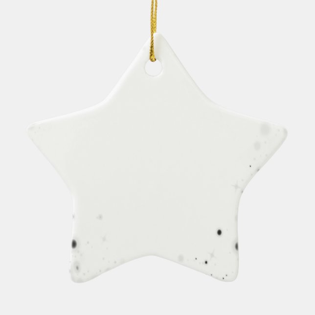 Create Your Own Custom Personalized Ceramic Ornament (Front)