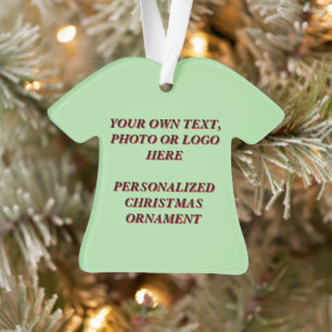 Create Your Own Custom Personalized Christmas Ornament