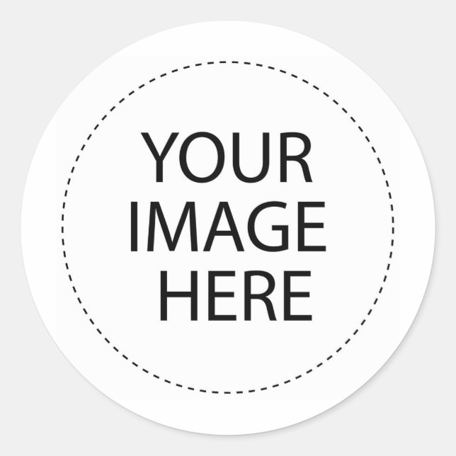 Create Your OWN Custom Personalized Classic Round Sticker (Front)
