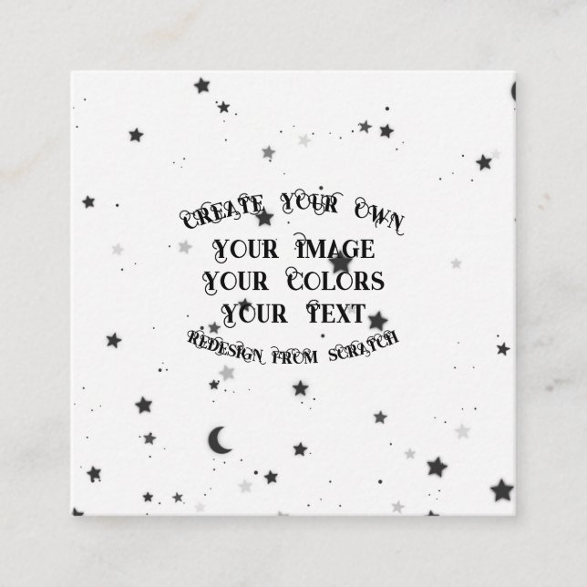 Create Your Own Custom Personalized Enclosure Card (Front)