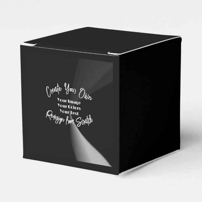 Create Your Own Custom Personalized Favor Box (Front Side)