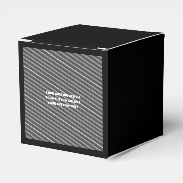 Create Your Own Custom Personalized Favor Box (Front Side)