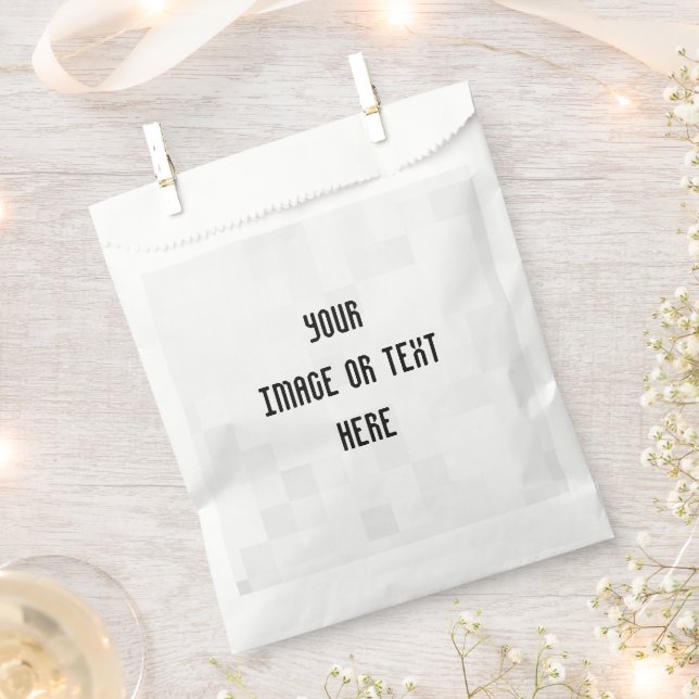Create Your Own Custom Personalized Favour Bag (Clipped)
