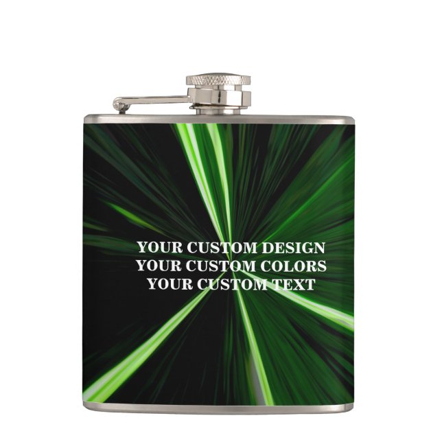 Create Your Own Custom Personalized Hip Flask (Front)